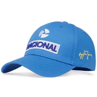 New Ayrton Senna Racer Fashion Letter Embroidered Hat Outdoor Sun Protection Team Baseball Cap Hip-hop Hats 2