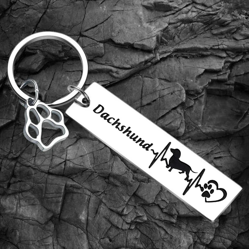 

Dog Owner Keychain Boston Terriers,Boxer,Dachshund Key Rings animal Dachshund Lover Gifts Pitbull Dog Lover Gift Pet Rescue Gift