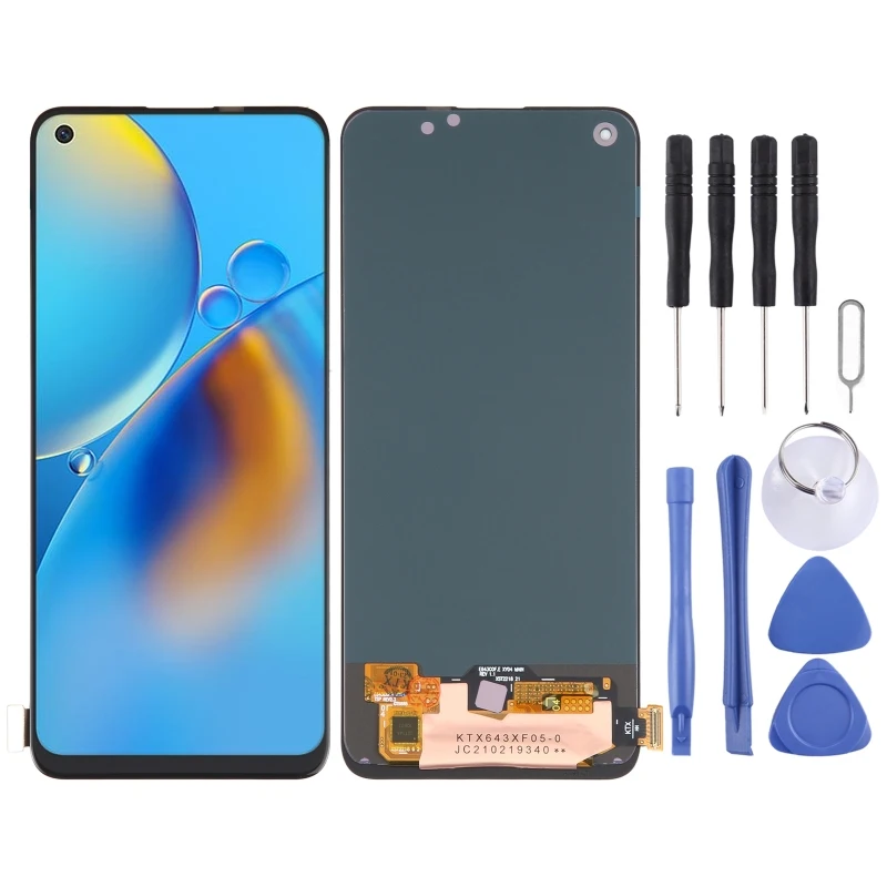 Schermo Lcd Oled Per Oppo Reno7 Z 5G / Reno6 Lite / Realme 8 4G / A96 5G / A95 4G / A74 4G / F19 / F19S / F21 Pro 5G