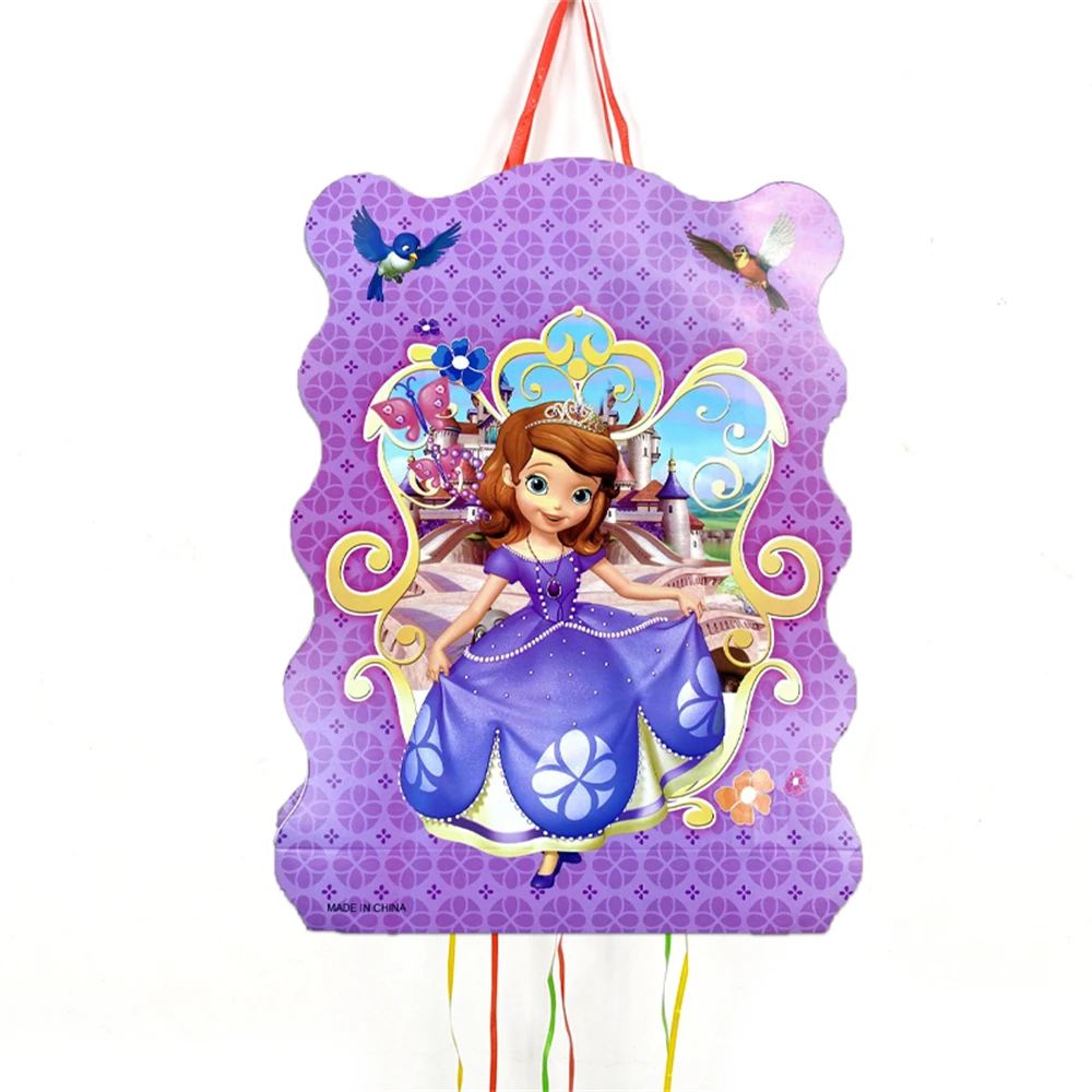 Disney princesa piñata fiesta de cumpleaños unids/lote Sofia