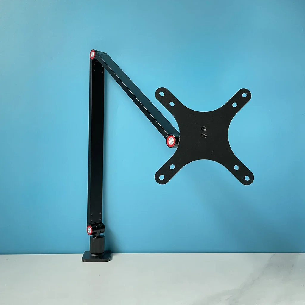 Alumínio Alloy Portable Monitor Holder Ajustável Desktop Riser Clamp Stand Vesa Adapter Fits 13 14 15.6 17.3 Polegada Display - Imagem 5