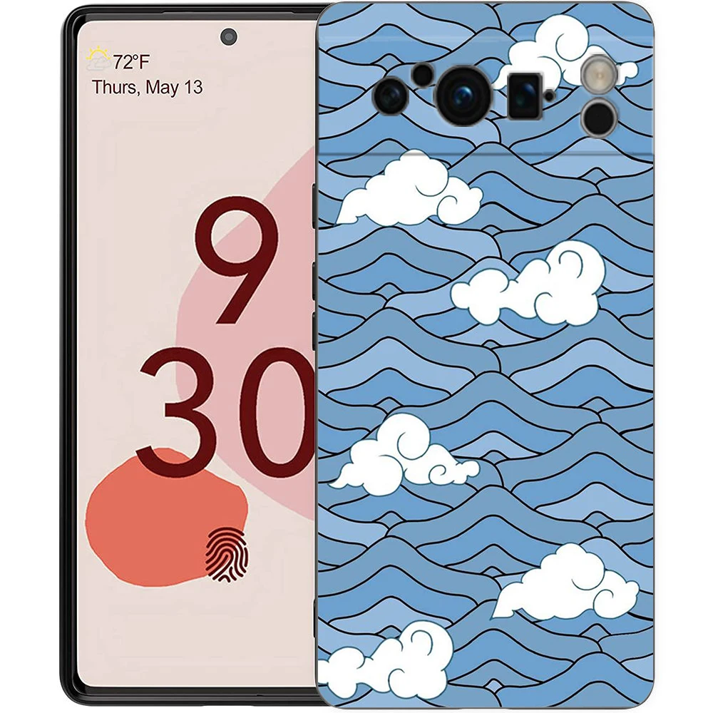 GlamCase Custodia Per Google Pixel 7A – Stampa Acquerello Ciliegia – Sottile E Rigida