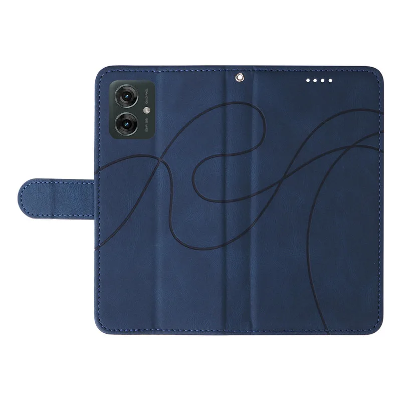 Dream Line Flip Leather Phone Case with Card Holder Wallet Feature
