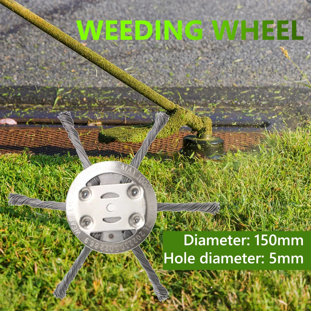 Grass Trimmer Head 3/6 Head Steel Wire Grass Trimmer Head