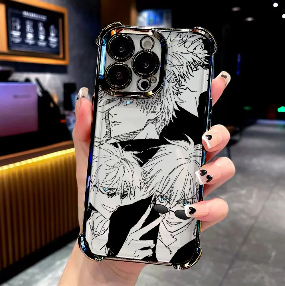 Stylish Anime Jujutsu Kaisen Plating Phone Case