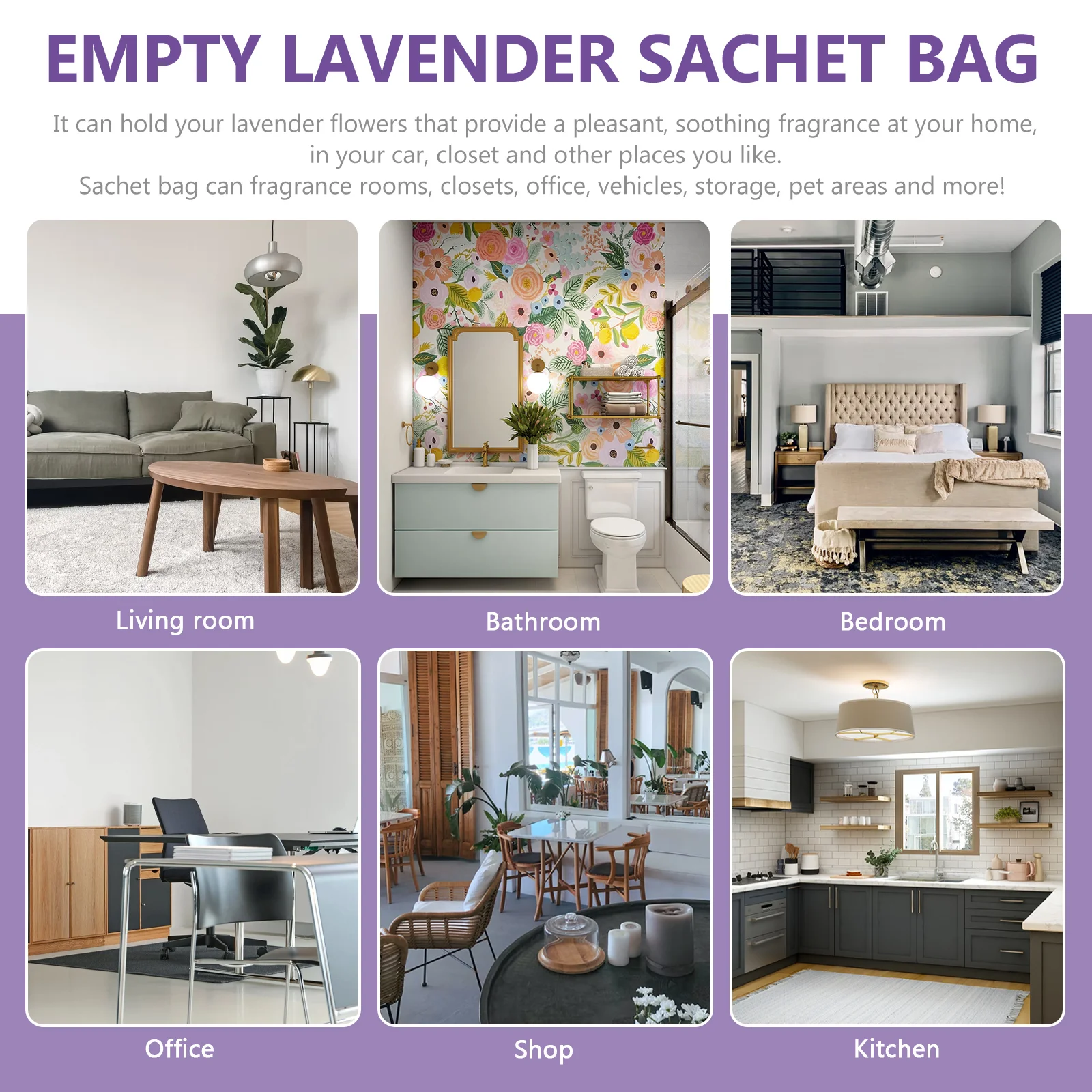 10 Pcs Lavender Sachet Bags Empty Fragrance Closet Drawers Clothes Vanity Scented Liners Dresser Mesh Pouch Perfume deodorant sachet bags fragrance bags