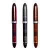 Majohn V60 Transparent Red  Triangular Piston Resin Fountain Pen Ink Writing Pen School Office Business Stationery Supplies Gift 6