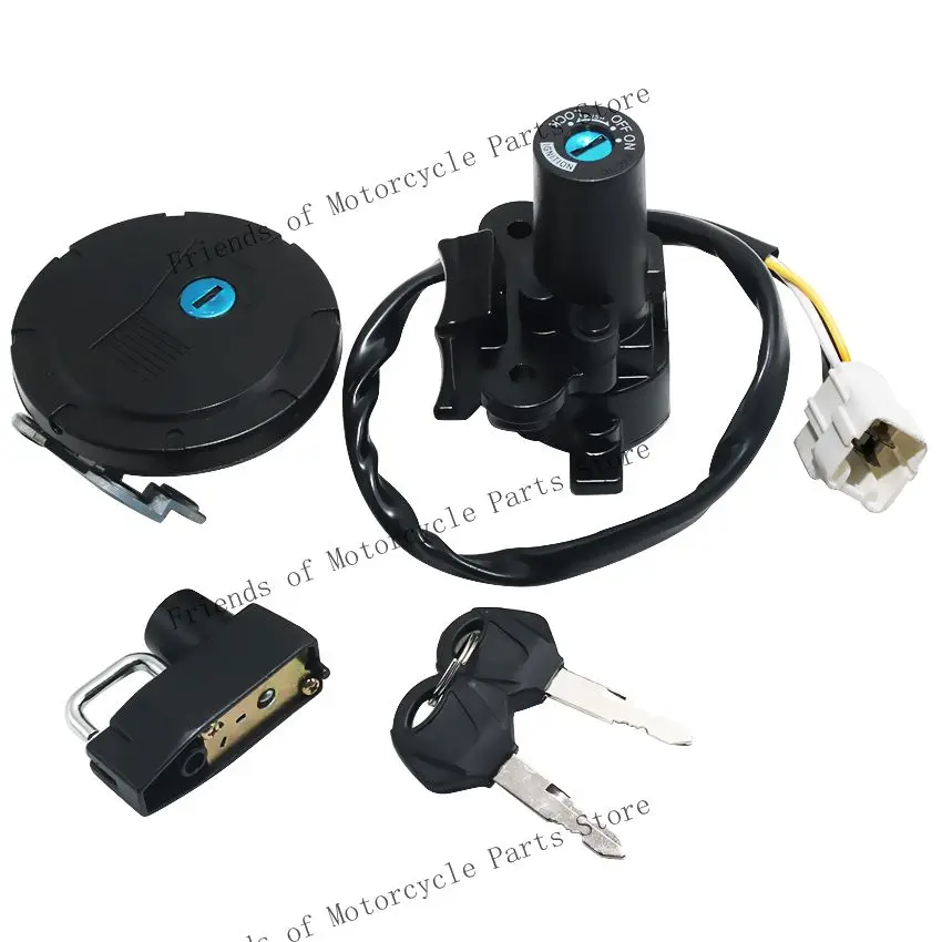 

Motorcycle Fuel Tank Cap Ignition Kit For Kawasaki KLX300 KLX300SM 27005-5185 27005-0697 27016-5207 51049-0049 Moto Accessories