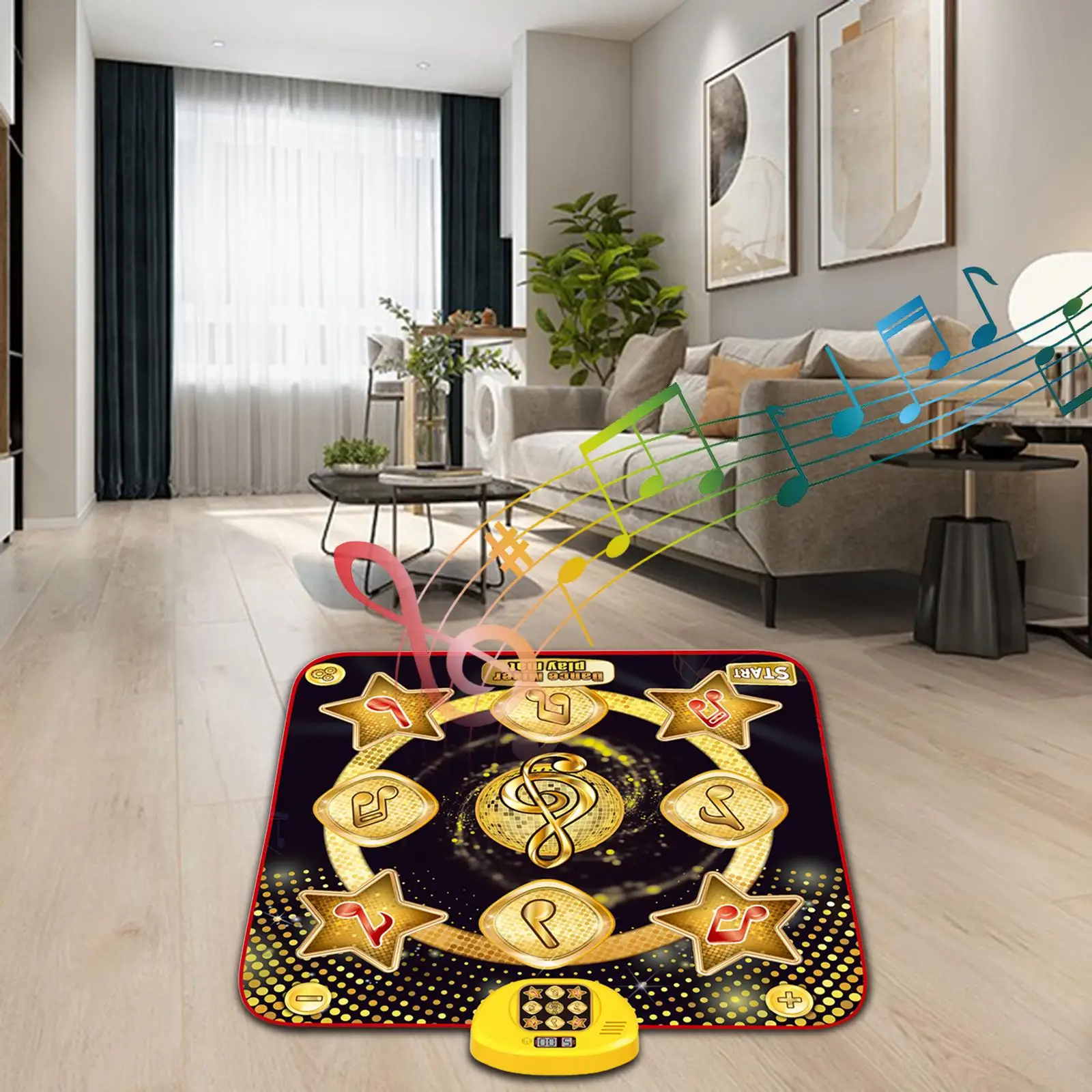 Dance Mat Toy Early Educational Toys Waterproof Playmat Step Rhythm Play Mat Dancing Blanket Dance Floor for Children Gifts