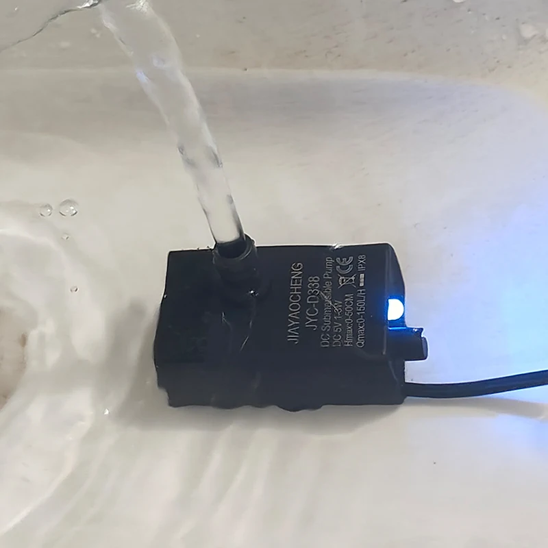 Ultra Quiet USB Aquarium Fish Tank Filtration Pump Mini Pet thumbnail 7