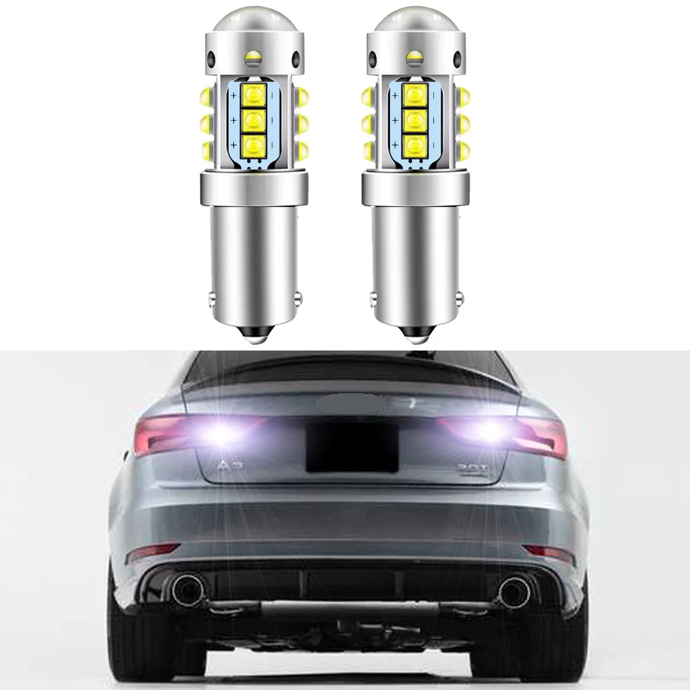 Argo LED Reverse Light Bulbs For Audi A3 8V 2012-2020 - H6W 434 Upgrade, 12v