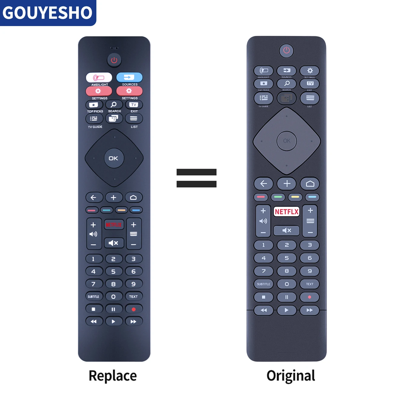 Nuovo Per Telecomando Tv Lcd Led Philips Rc-Apg60-420 Rr4-Pgd-Eu Rc-Apg17-420 Rr4-Pgd-Eu