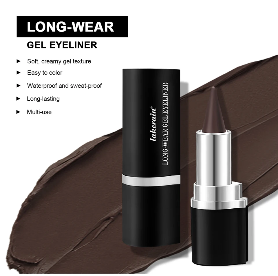 Description Picture 4 of itemMatte Tapered Quick-drying Eyeliner Stick Waterproof Long Lasting Sweat Proof Black Solid Rich Eyeshadow Eyeliner Pen Makeup