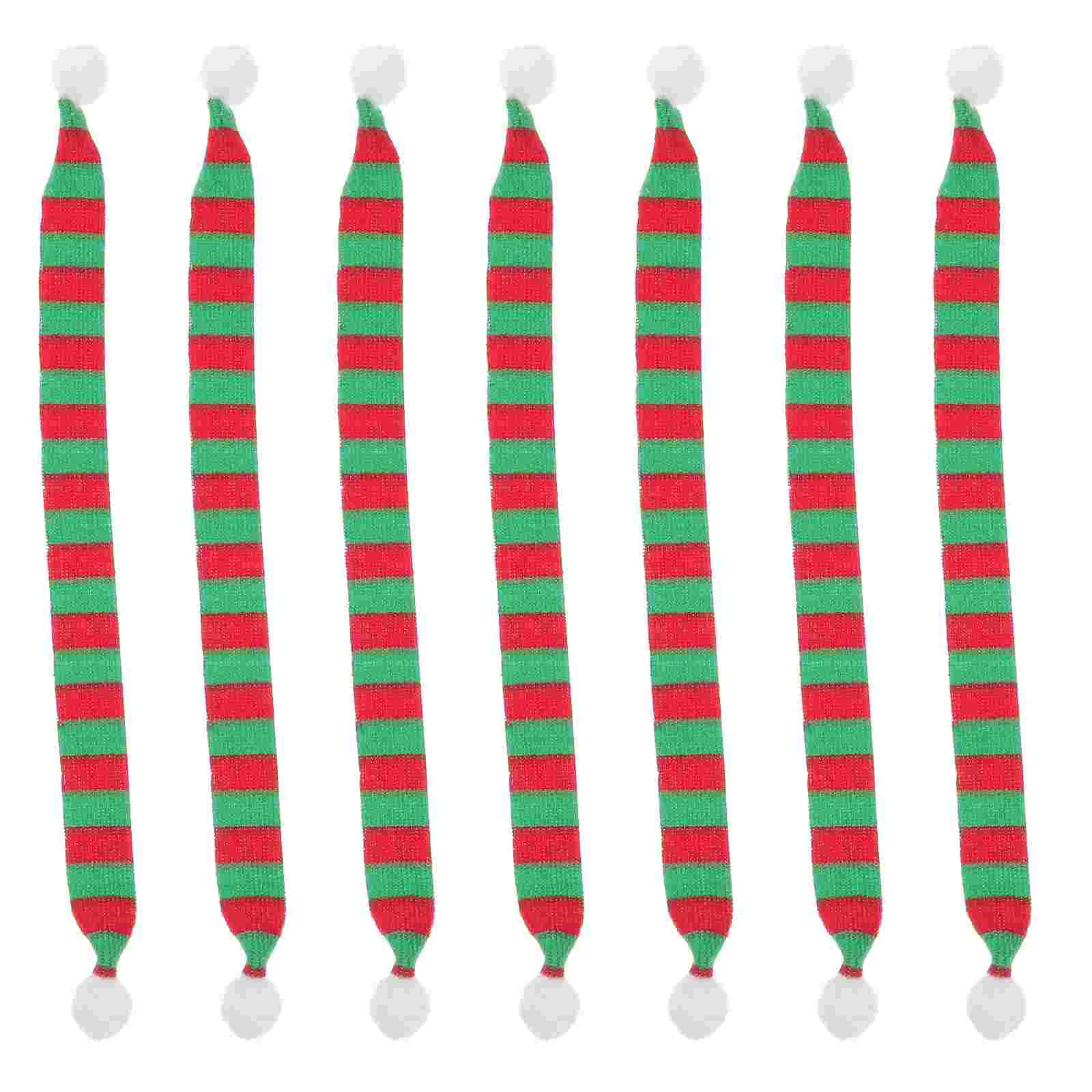 

Christmas Doll Scarves Decorative Stuffed Doll Mini Scarves Figurine Scarves Snowman Bear Doll Decoration Sweet Figures