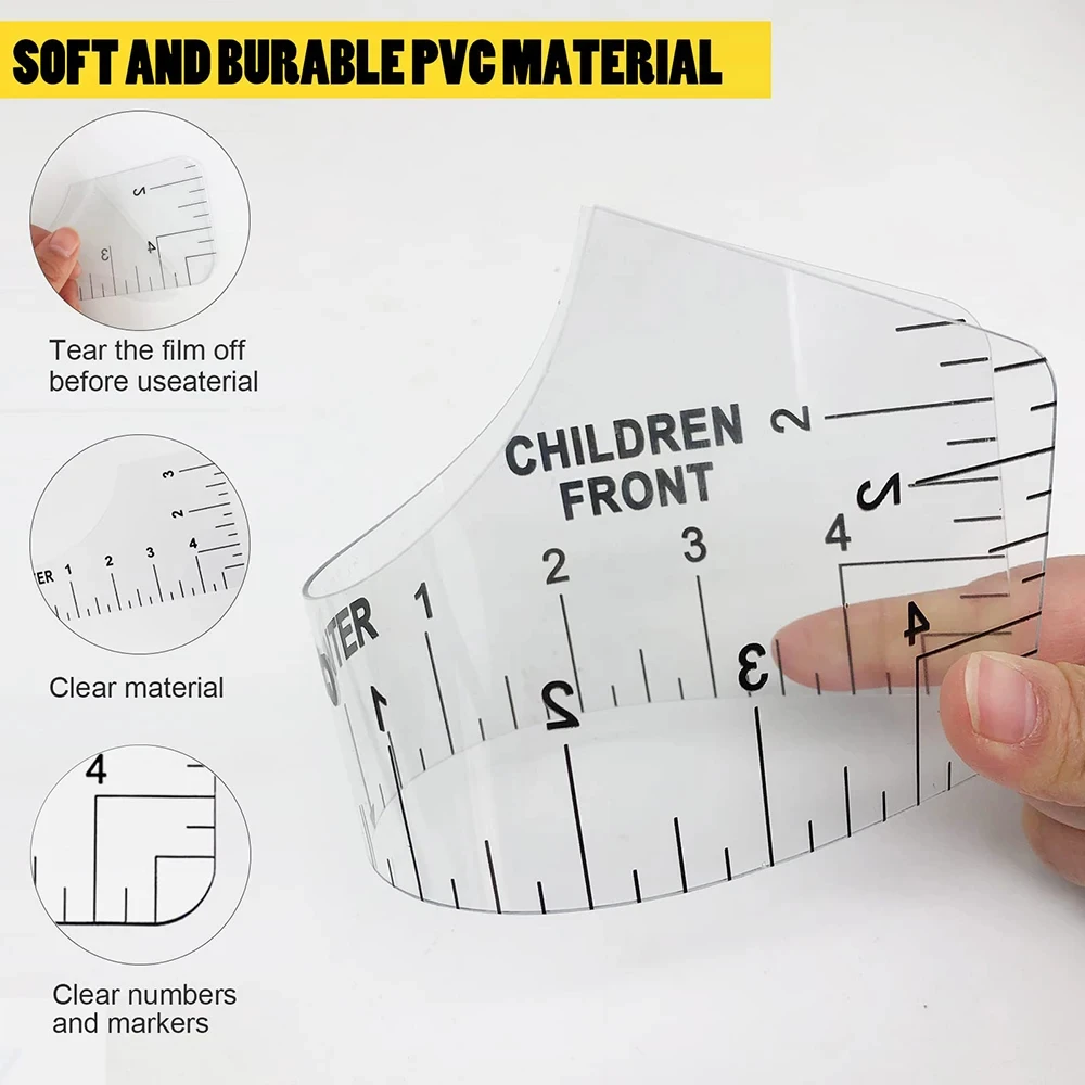 T-Shirt Ruler Guide Set 4