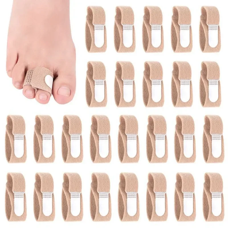 Toe Finger Straightener Hammer Tape Hallux Valgus Corrector Bandage Toe Separator Splint Wraps Foot Care Supplies 6/12/24/50Pcs