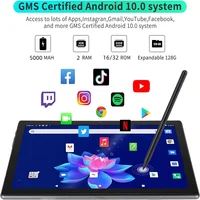 Hot Sales 10.1 INCH Android 9.0 WIFI Tablet 2GB RAM 32GB ROM RCT Dual Camera Quad Core 1280*800 IPS Screen 5000mAh Battery 2