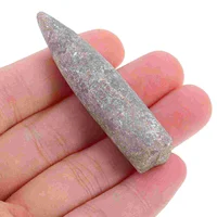 2 Pcs Specimen Natural Belemnite Teaching Supply Home Decor Epifaunal Educational Adornment Models Toys 2