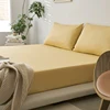 Bonenjoy 1pc Fitted Sheet Pure Cotton Bed Cover Elastic Bedsheet High Quality Mattress Protector drap de lit (No Pillowcase) 4