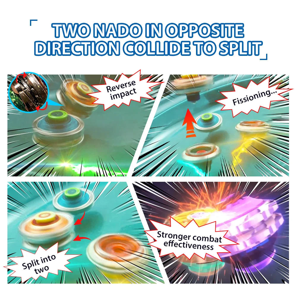 Infinity Nado 3 Original Split Series Set 2 Modes Combinable or Splitable Spinning Top Battle Metal Gyro + Launcher Kid Toy Gift spinning top toy beyblade toys battle top toy battle tops beyblades burst gyro gyro toupie gyroscope toy toys gift