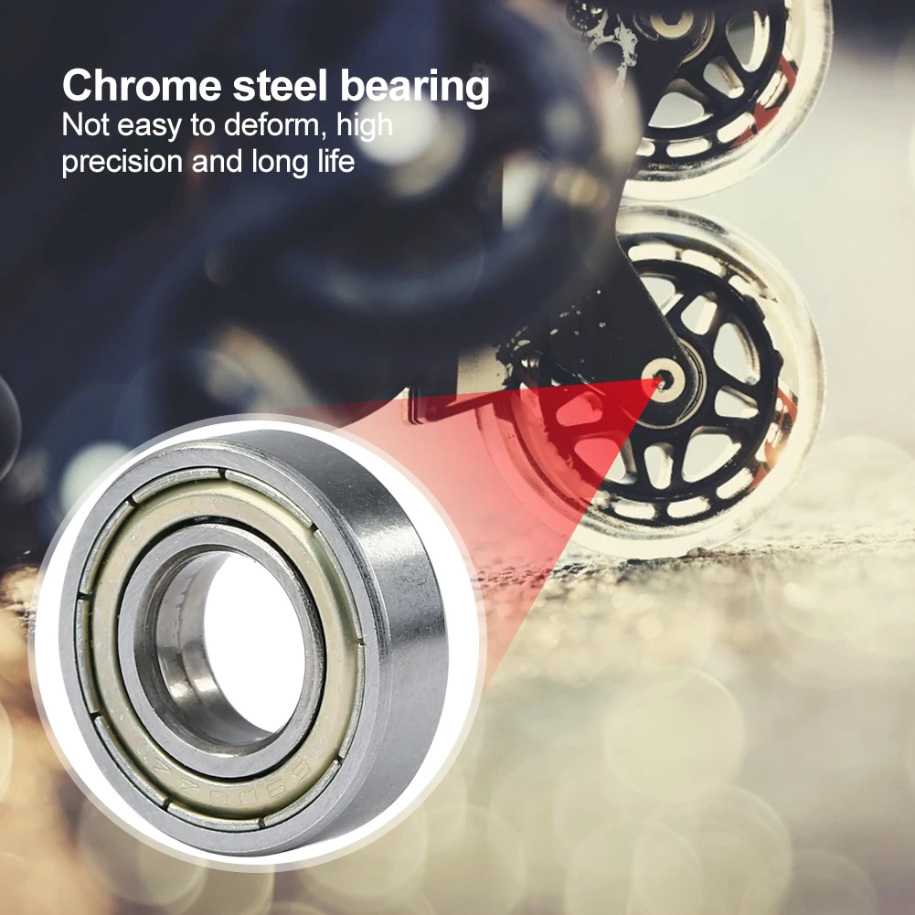 10pcs 10x22x6mm Ball Bearing 61900zz Deep Groove Pulley Wheel for Skating Shoes