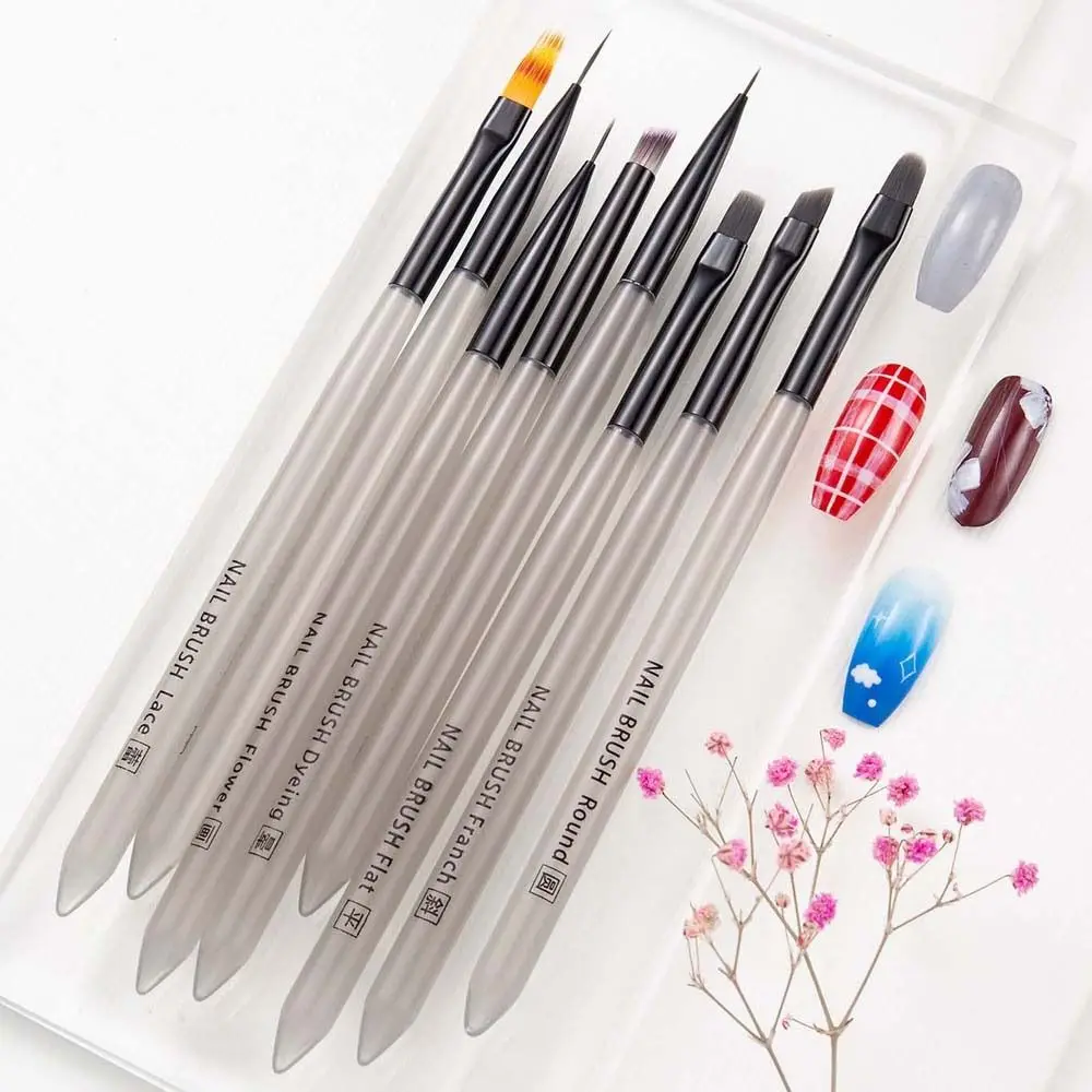 

Nail Brush For DIY Nail Painting UV Gel Extension Pull Line Drawing Pen Brushes Nail Art Tools