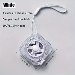 Compact 6 - Foot Soft Tape Measure with Clear Dual - Scale Markings (1pc)