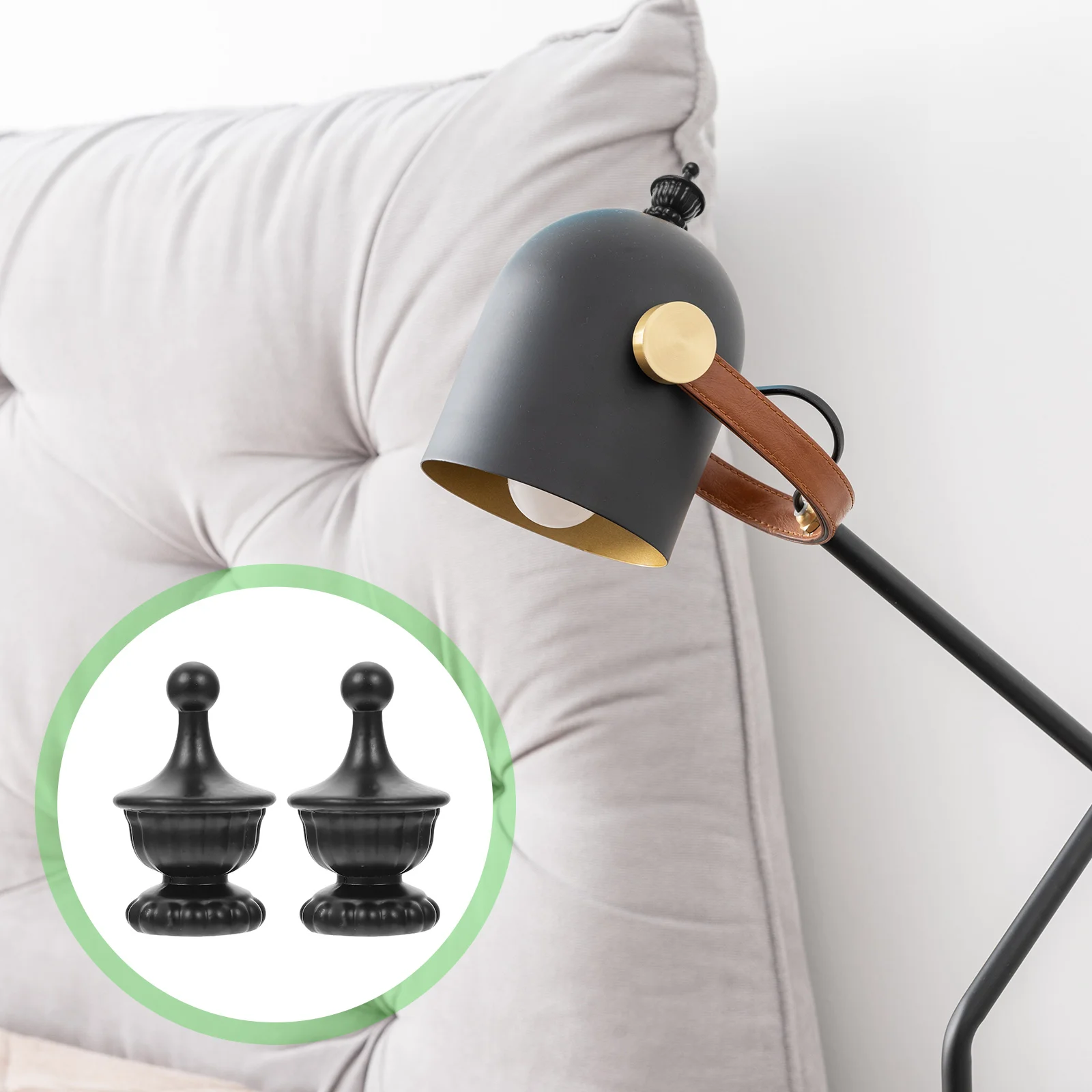 

Lamp Finial Shade Finials Adapter Lampshade Decoration Base Light Clip Frame Horn Toppers Floor Top Screw Table Knob Topper