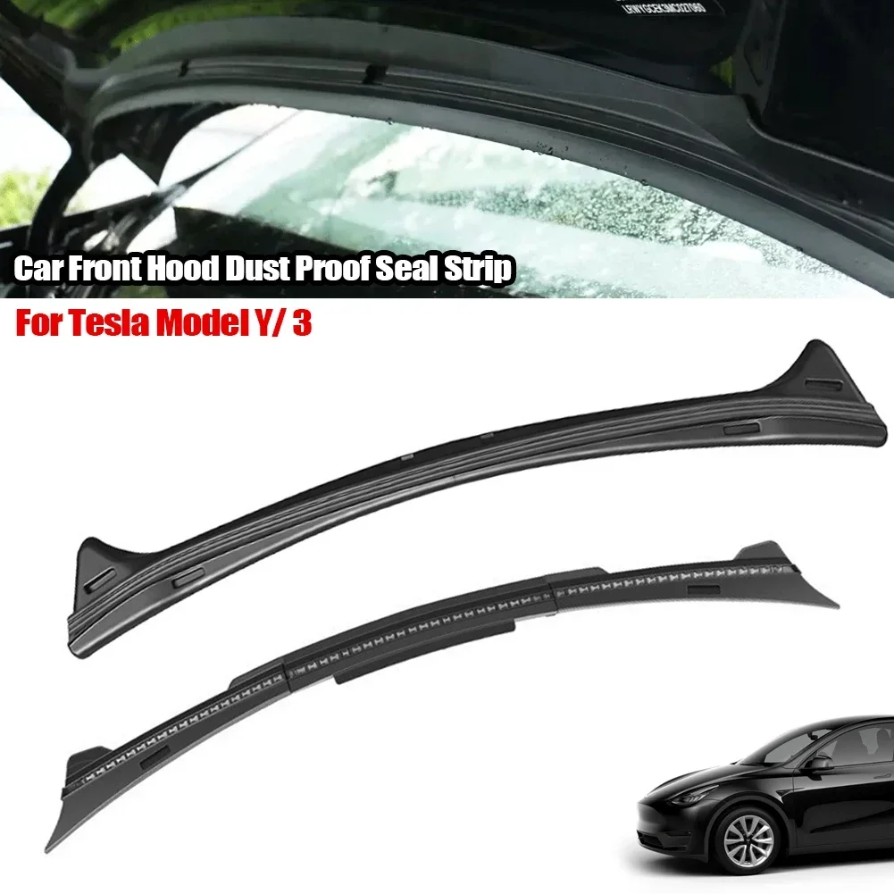 

Car Front Hood Dust Proof Seal Strip For Tesla Model Y 3 Car Accessories Protector Guard Water Strip 2023
