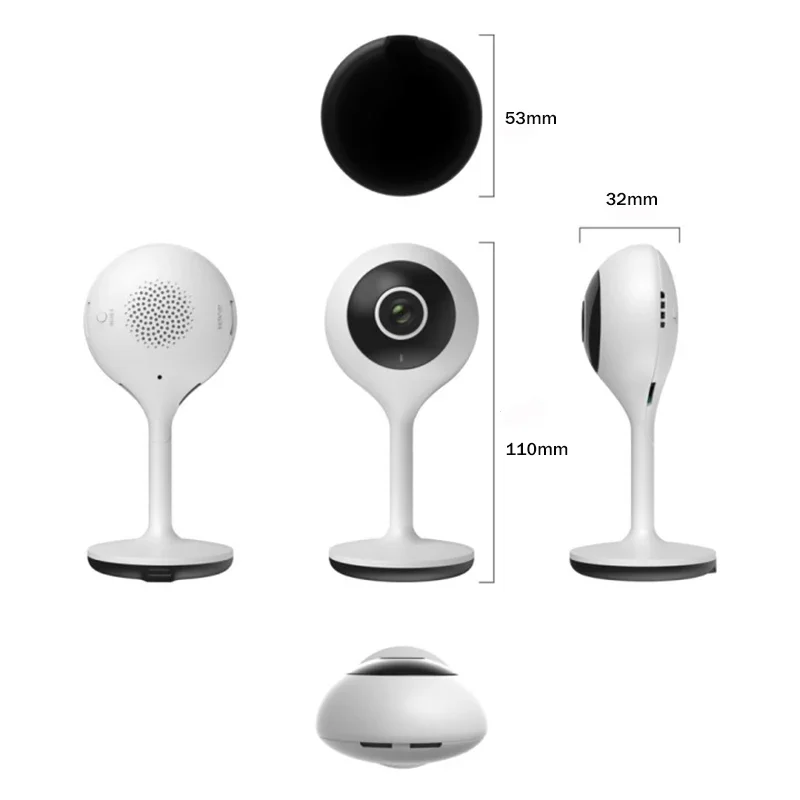 1080P IP Security Camera Mini WiFi CCTV Surveillance Camera IR Night Vision Tuya Baby Monitor Pet Webcam