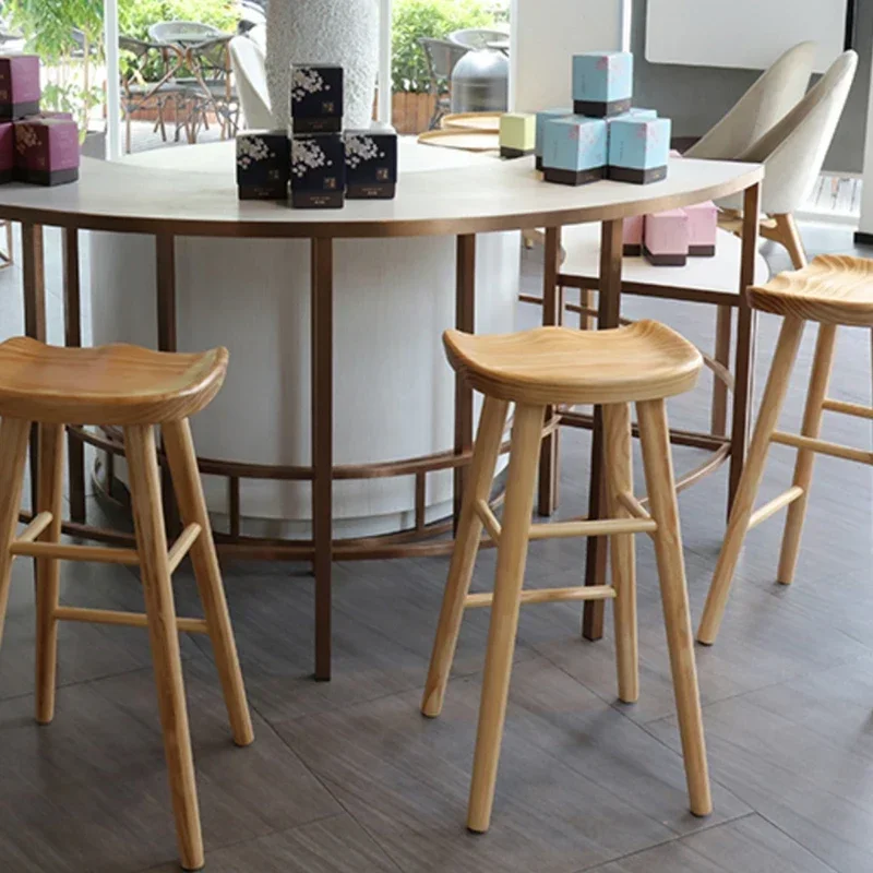Minimalistic Writing Bar Chairs Chair High Stool Bar Chairs Outdoor Kitchen House Tabouret Pliant Wood Living Room Furniture