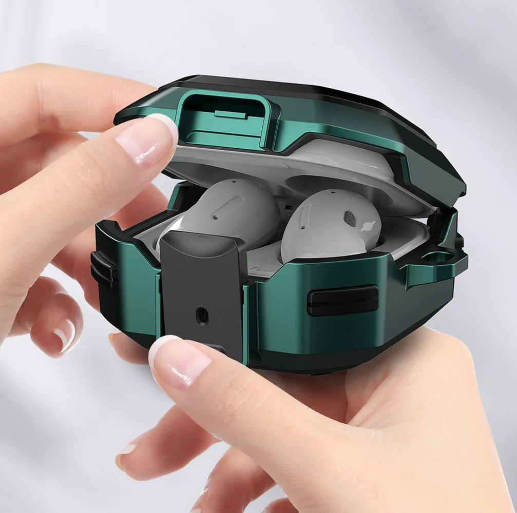 Enhanced Drop-Proof Protective Headphone Case with Switch Buckle