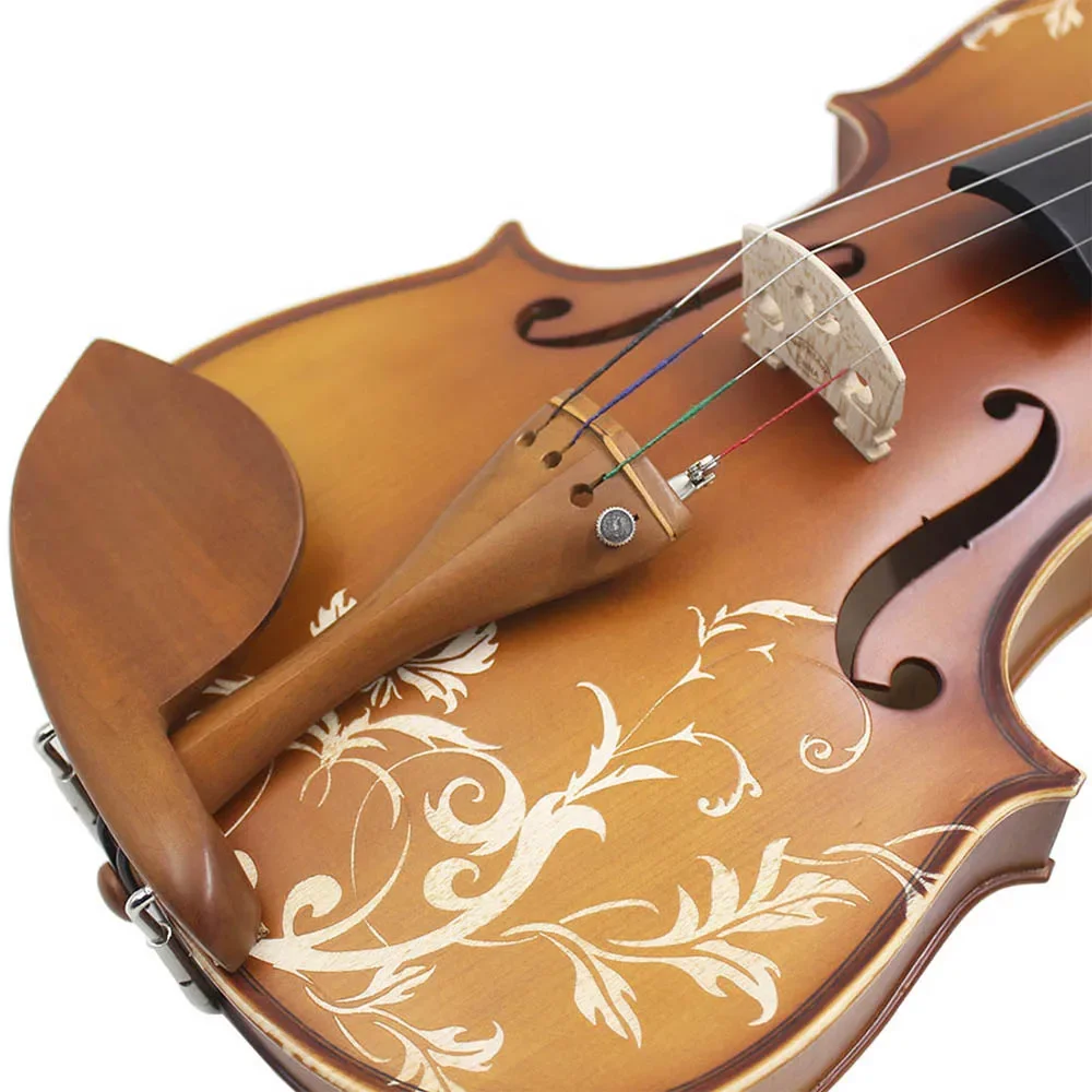 4/4 Violin Acoustic Maple Panel Carved Natural Color Violin Fiddle Kits With Bow & Case Beginners Musical Instrument Gift 13 Sd540b17c8b1347f3aac09274fa9389c7s