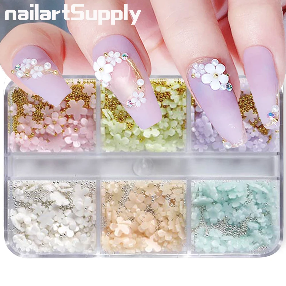 3D Assorted Pearls Gems Nail Charms Kit Multi Color Heart Flower Butterfly  Bow Moon Nail Charms Pink White Heart Star Bows Round Pearls Nail Charms  for Manicure DIY Crafts Jewelry Accessories -