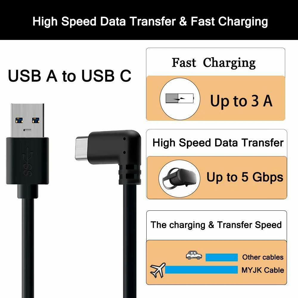 NNR-10Ft USB3.1 유형 C 링크 케이블 5Gbps 전송용 고속