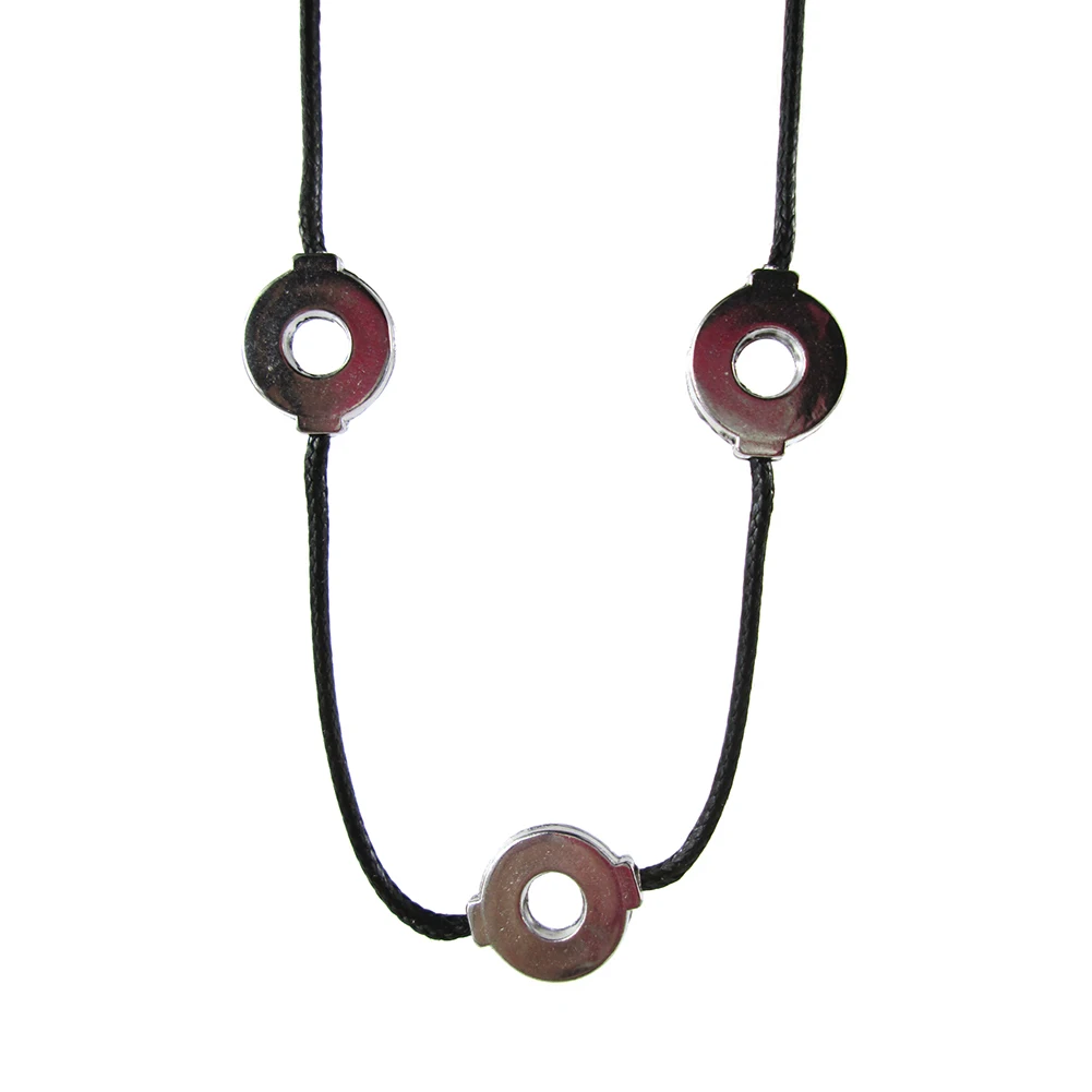 BIndustries ai-Akatsuki Anime Titane Acier Itachi Cosplay Collier, 3 Boucles, 1Pc