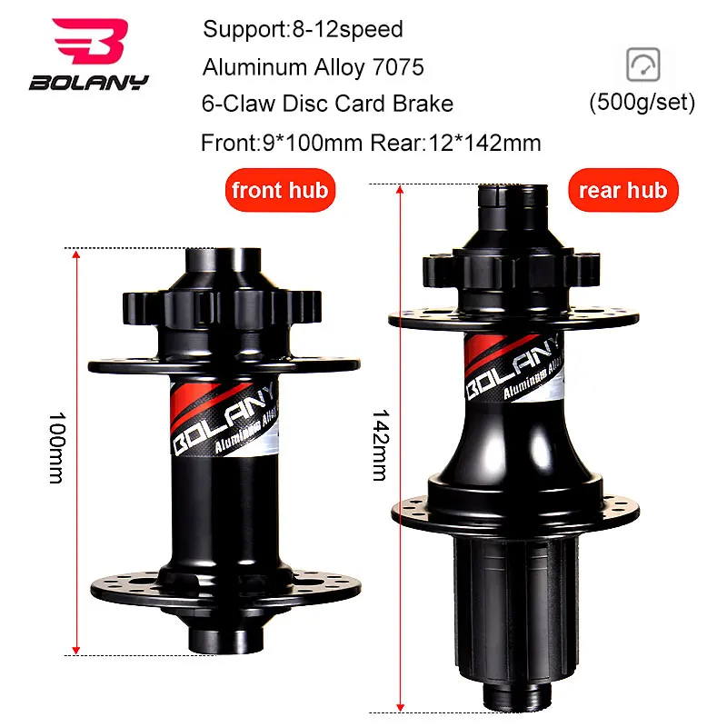 

Bolany Disc Brake Bicycle Hub Ultralight 4 Sealed Bearing Front/Rear MTB Mountain Bike Hub set 32 Holes 32H hubs Cycling Parts