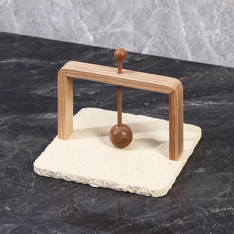 Huangdongshi Walnut Tissue Holder, Napkin Holder, Kitchen Upright Square Tissue Holder, Restaurant Desktop Tissue Storage Box 6