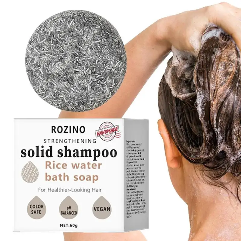 

Shampoo Bars For Hair Solid Shampoo Bar Rice Shampoo Strengthening And Clarifying Shampoo Bar Solid Shampoo For Deeply Cleanses