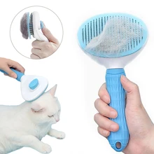 

Pets Self Cleaning Slicker Brush for Dog and Cat Removes Pet Hair Comb Undercoat Tangled Hair Massages Particle Beauty Products