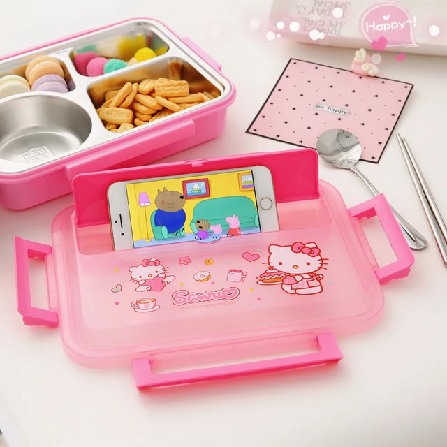 Sanrio Vintage Hello Kitty Lunch Box,bento Box,box,storage Box,sanrio  Vintage,made in Japan Year 1998 