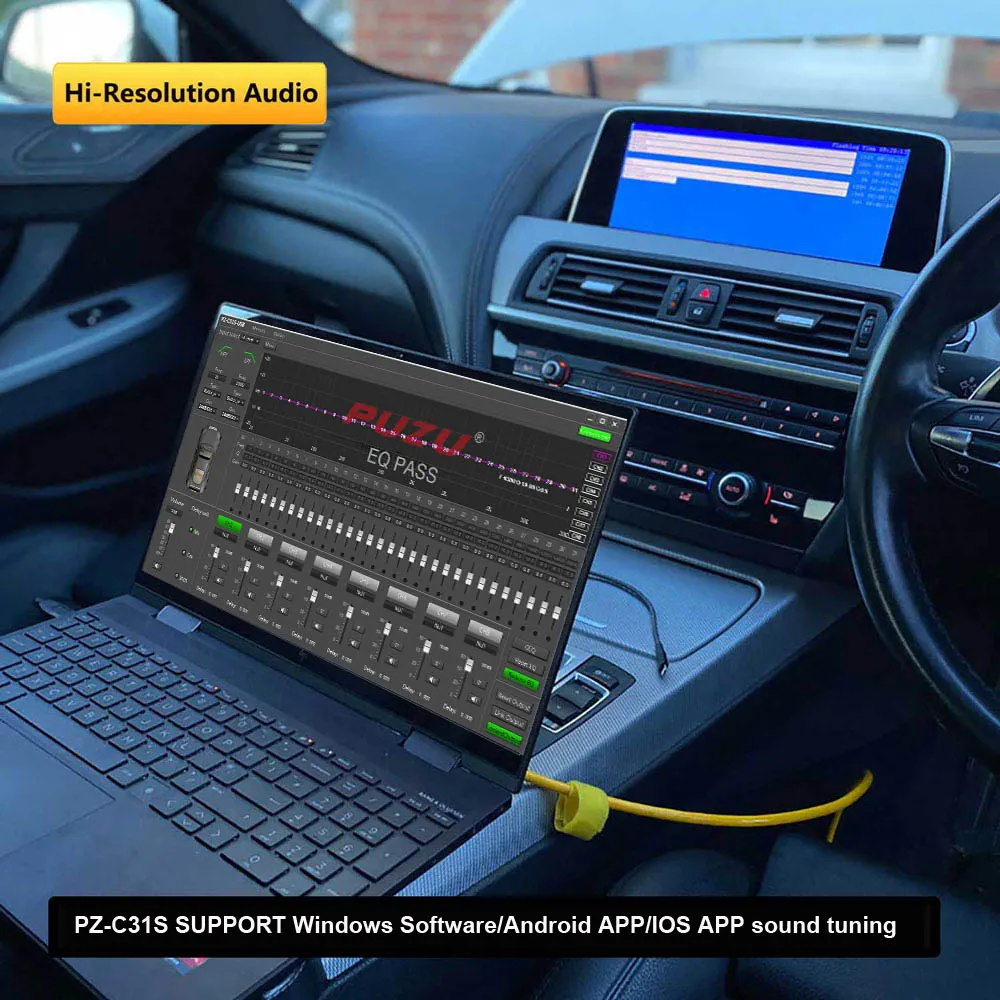 Audio Amplifier PUZU ISO Wiring Harness Car DSP Amplifier
