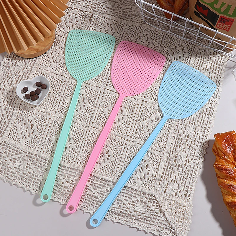 1Pc Anti-mosquito Shoot Fly Pest Control Mosquito Fly Catcher Plastic Swatter Beat Insect Flies Pat Home Kitchen Tool
