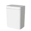 Smart Bathroom Trash Can Automatic Bagging Electronic Trash Can White Touchless Narrow Smart Sensor Garbage Bin Smart Home 15L 6
