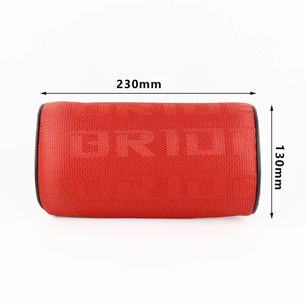 X2 JDM Style BRIDE RECARO Fabric Head Pillow Seat Support Decor Headrest Backrest Cushion Hellaflush Neck Rest car pillow,car headrest,memory foam pillow,car neck pillow,car lumbar pillow