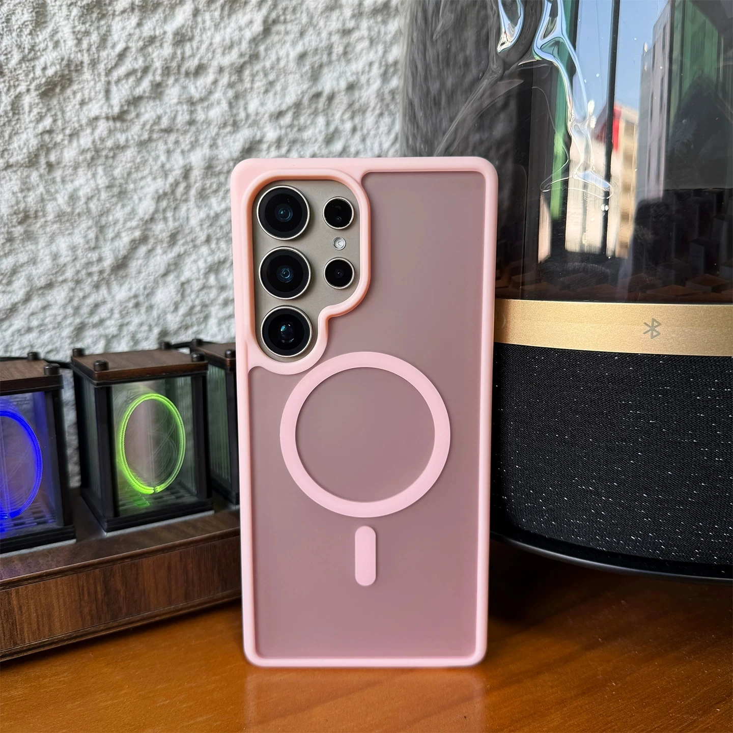 Magnetic Matte Clear Slim Shockproof Phone Case