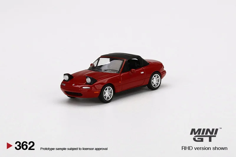 Mini gt 1:64 mazda MX-5Eunos miata na #362 fundido liga modelo de