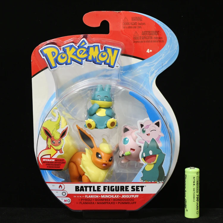 thumbnail image 1 of Figuras de acción de Pokémon Super Dream Sun Moon Battle, adornos de escritorio, decoración de paisajes, modelo coleccionable, juguete de regalo, 1 of 5
