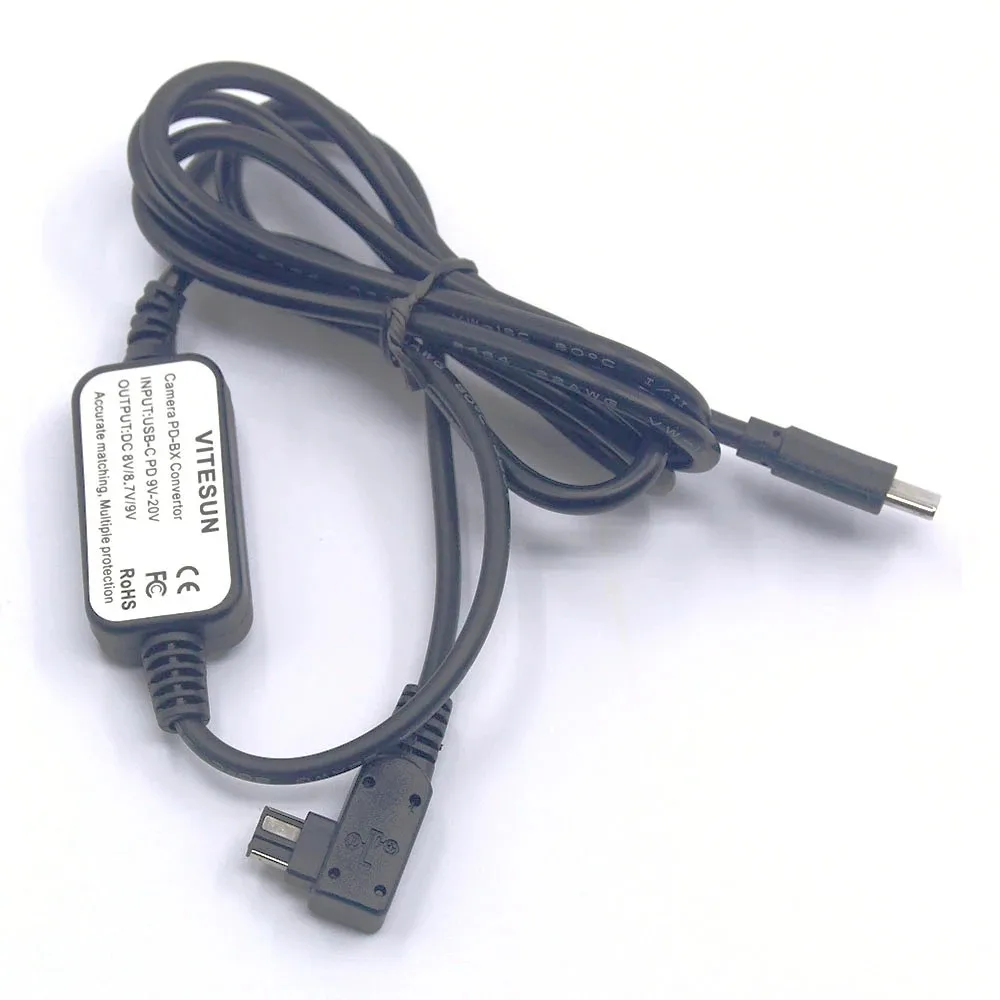 Pd Usb Tipo C Cavo Adattatore Per Caricabatterie Power Bank Pw10Am Per Sony Alpha A58 A99 A77 Ii Dslr-A100 A200 A230 A290 A330 A350 A380 A390