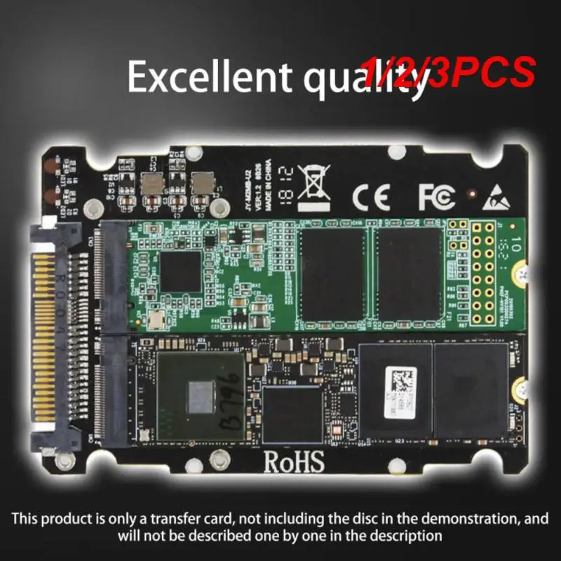 

Адаптер SSD к U.2, адаптер 2 в 1, NVMe SATA-Bus NGFF SSD к PCI-e U.2 SFF-Ie M2, конвертер для настольного компьютера, ПК, 1/2/3 шт.